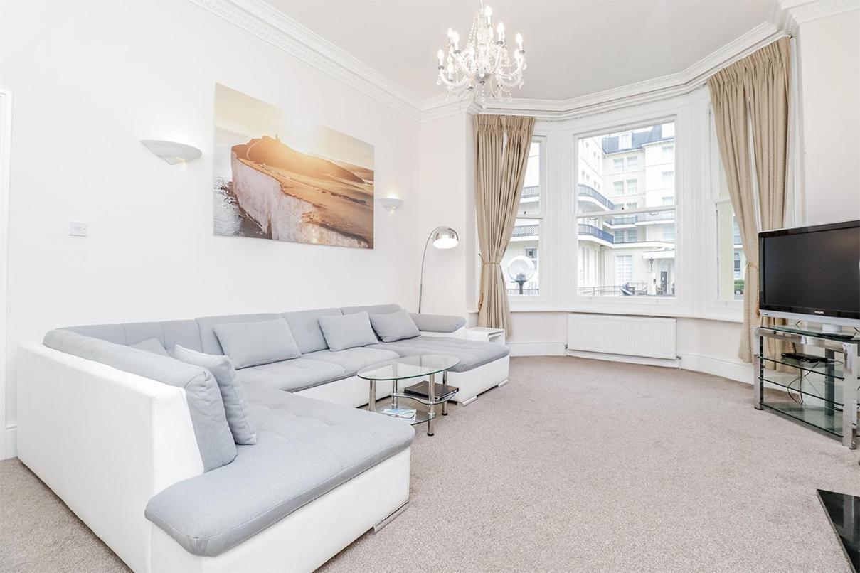3 Queens Gardens Sea View Apartment Tournoi d'Tournoi d'Eastbourne Extérieur photo
